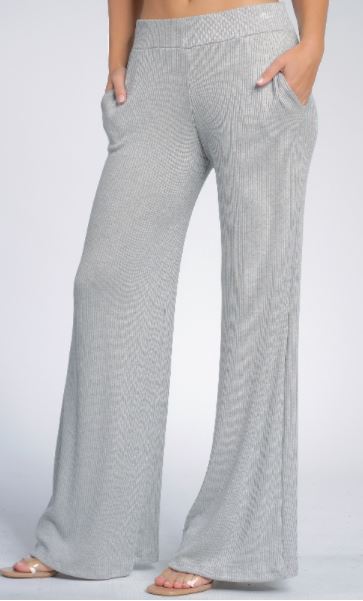 Grey Flair Pants