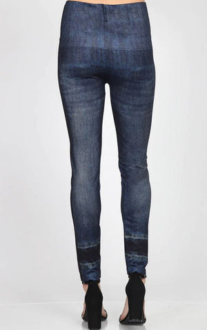 High Waist Jean Print Legging